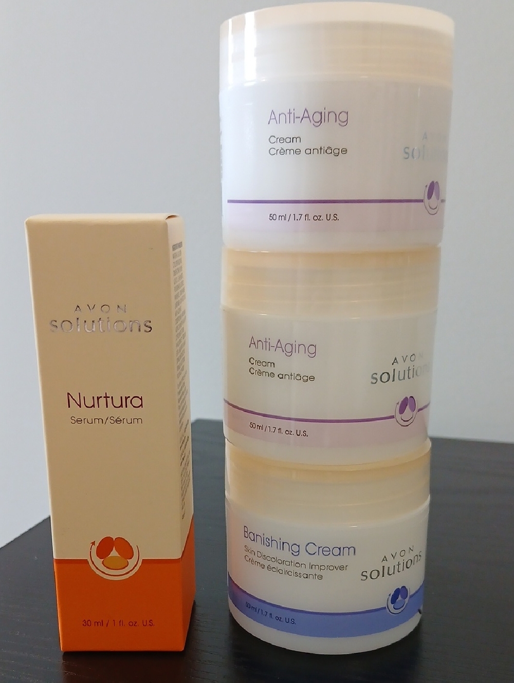 💐Avon Nurtura Serum & Solutions Banishing Anti-Aging Cream Bundle